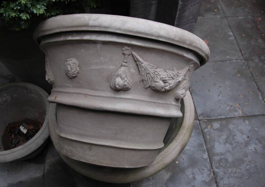 Klassieke terracotta potten