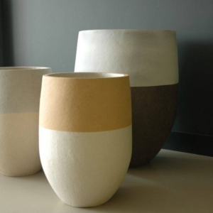 Terracotta potten van klei